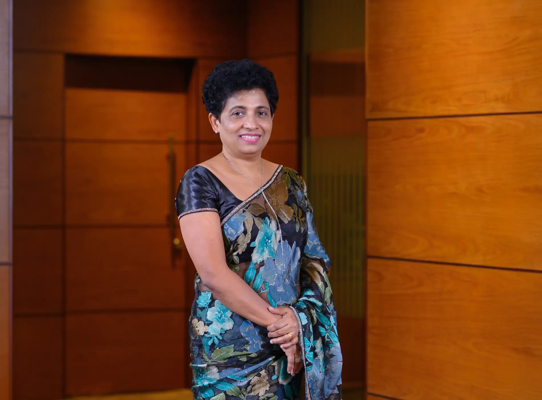 Portrait of Mrs. Thushari Hewawasam, Deputy General Manager – Commercial Credit, Peoples' Bank