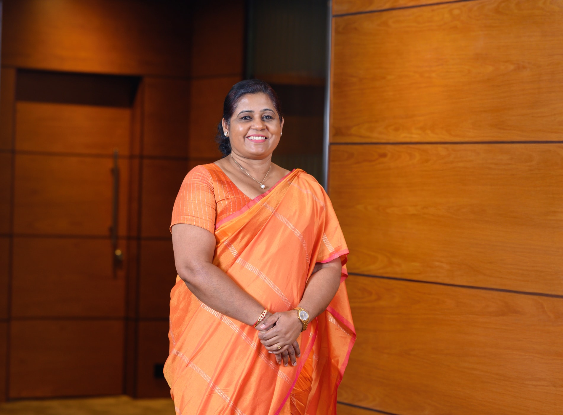 Portrait of Ms. Champi Gunawardena, Deputy Director – HR, Central Bank of Sri Lanka